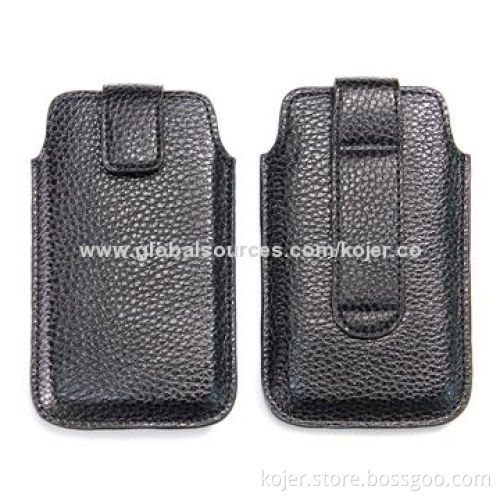 Cellphone Cases/Covers for iPhone 5, Made of PU Leather Material, Retractable Pull-tab